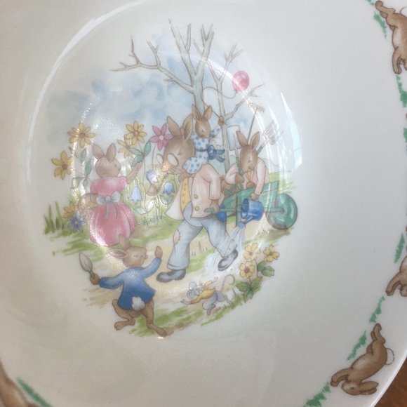 Royal Doulton 1980s Vintage Bunnykins Bowl - Picture 2 of 4